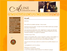 Tablet Screenshot of aline-guerisseur.com